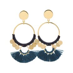 boucles d'oreilles pompons pampilles kit Shanghaï