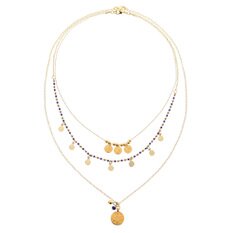 collier 3 rangs  chaînes, miyuki, médailles astro kit bijou DIY Pure