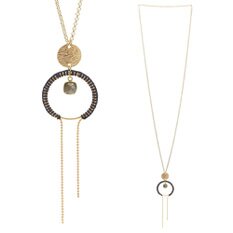 collier pendentif labradorite kit bijou DIY Boho